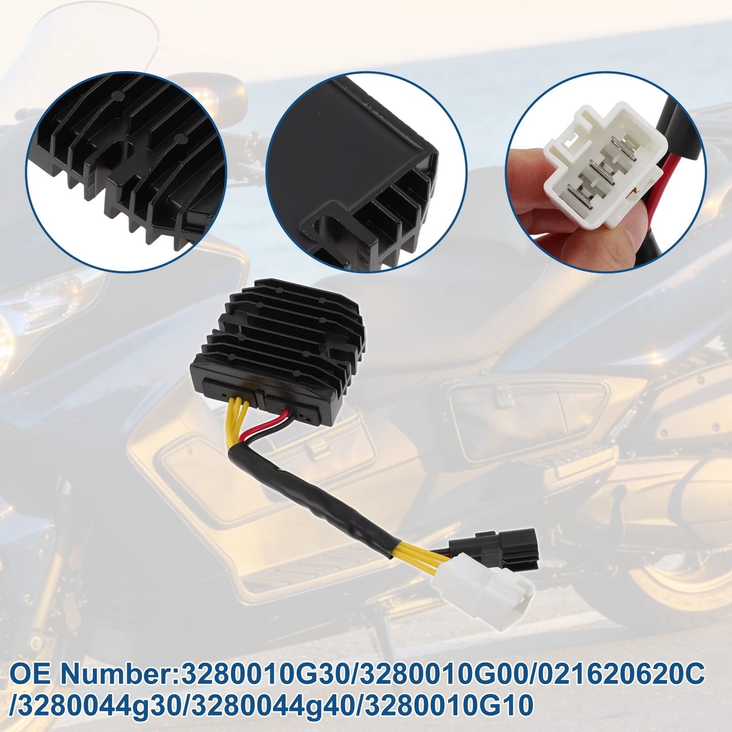 Voltage Regulator Rectifier 3280010G30 for Suzuki Burgman AN650 (2011–2012)
