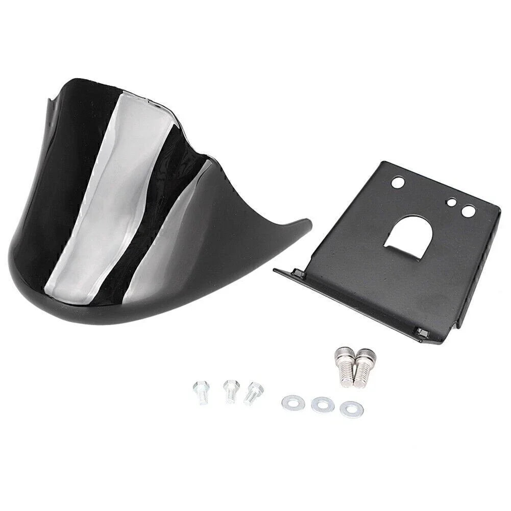 Gloss Black Front Lower Spoiler Chin for Harley Sportster XL883 XL1200 (2004-2023)