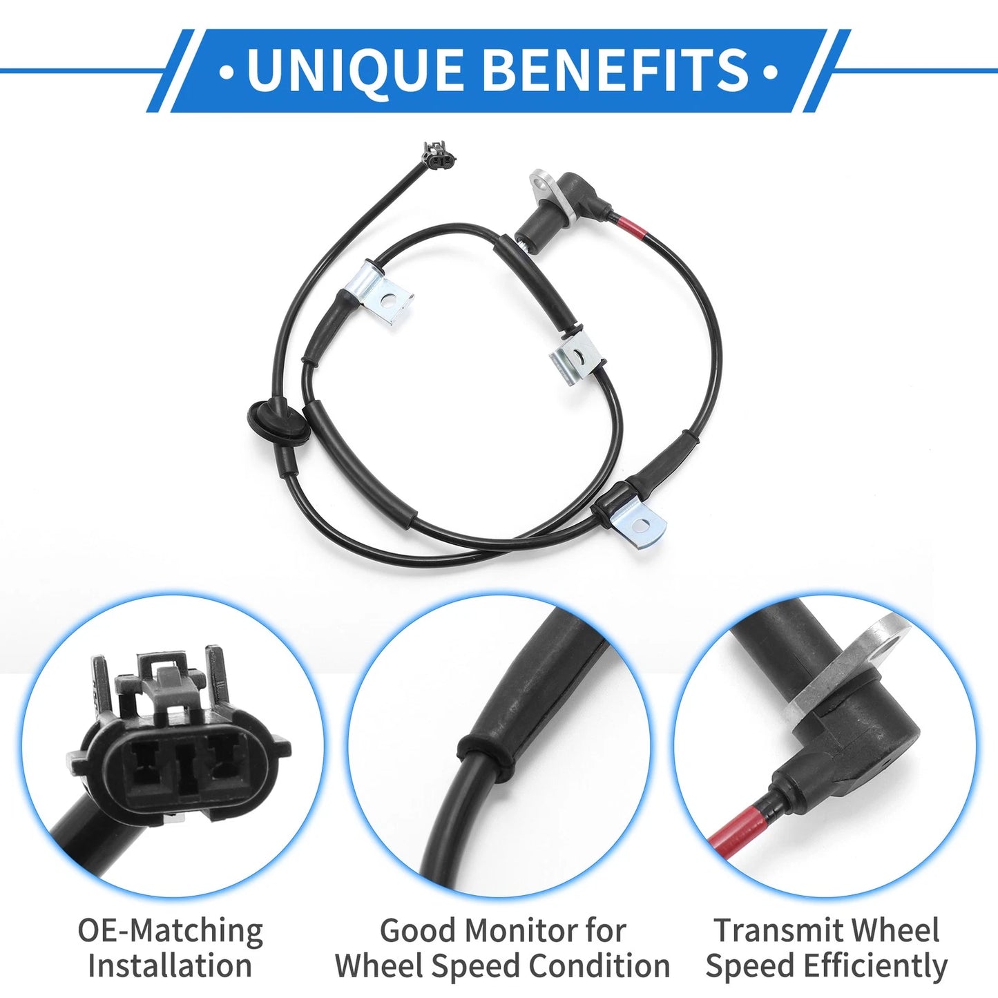 ABS Wheel Speed Sensor for Hyundai Sonata (No. 9568534501/9568534000)