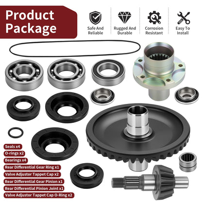 Rear Differential Gear Ring Pinion Joint Kit for Honda Rincon 650 680 (2003–2014)