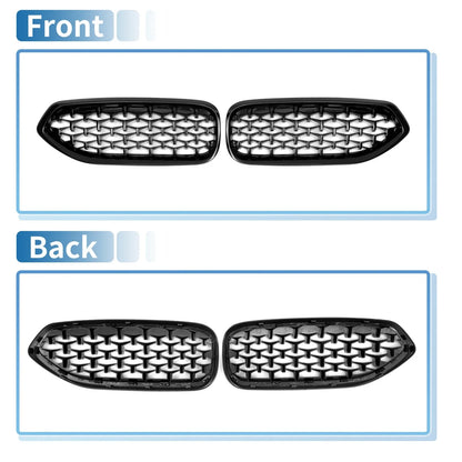 Front Upper Bumper Grille for BMW Z4 G29 (2018-2024) Gloss Black