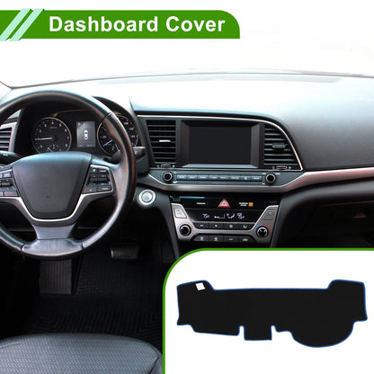Dashboard Cover for Honda N-WGN JH3/JH4 (2019–2024) Anti-Slip Black Blue