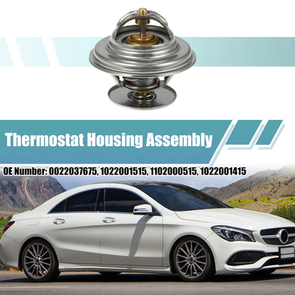 Engine Coolant Thermostat 0022037675 for Mercedes-Benz C280 E320 (1994–1997)