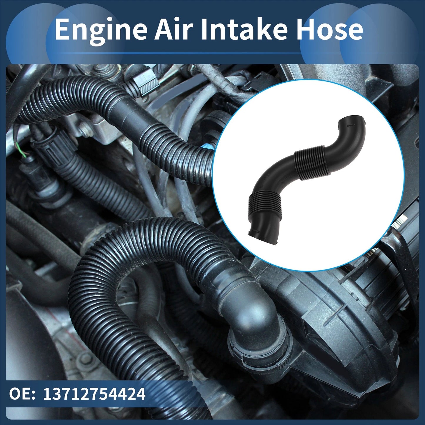Engine Air Intake Hose for Mini Cooper (2011–2013) No. 13712754424 Plastic