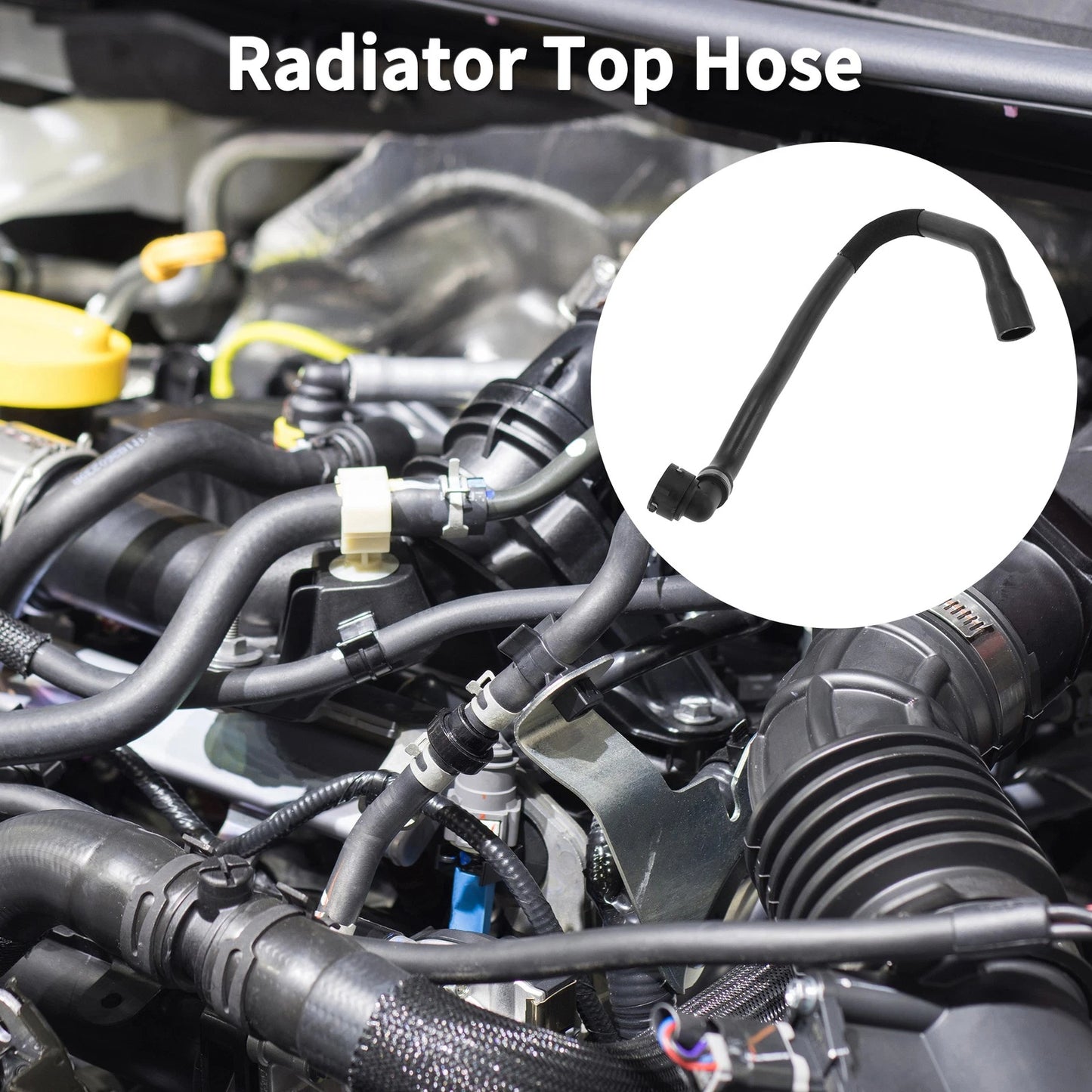Radiator Top Hose for Land Rover Range Rover Evoque (2013–2020) No.LR032349 Rubber