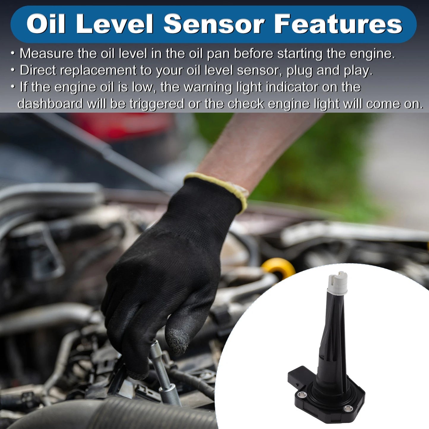 Engine Oil Level Sensor for Mercedes-Benz CLA45 AMG (2014–2019) A0919057101