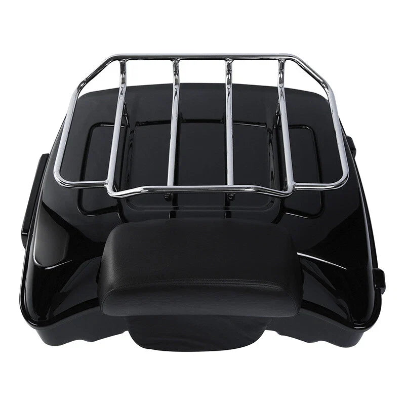 Chopped Trunk Backrest Rack Solo Mount for Harley Street Glide (2014-2025)