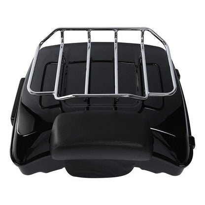 Chopped Trunk Backrest Rack Solo Mount for Harley Street Glide (2014-2025)