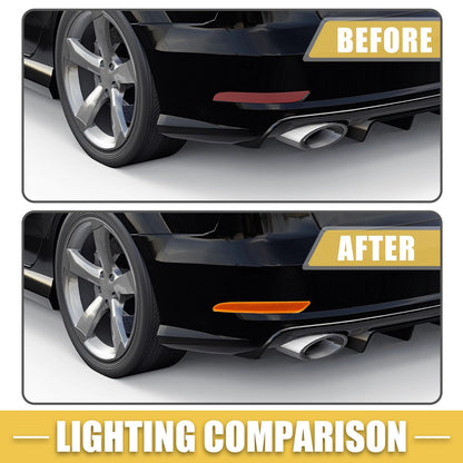 Set of 2 Front Bumper Side Marker Lights for Mercedes (2118200921)