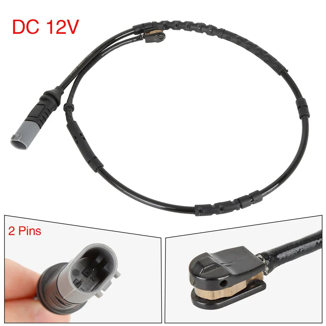Rear Brake Pad Electronic Wear Sensor Black for BMW i3 (2014-2017)