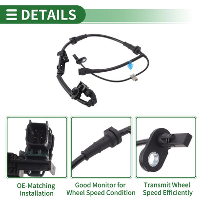 ABS Wheel Speed Sensor No. 57450TVAA51 for Honda Accord (2018–2022)