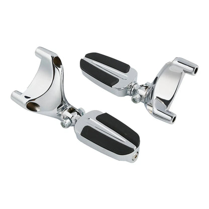 Chrome Rear Passenger Foot Peg Mount for Harley Sportster 1200 883 (2004-2013)