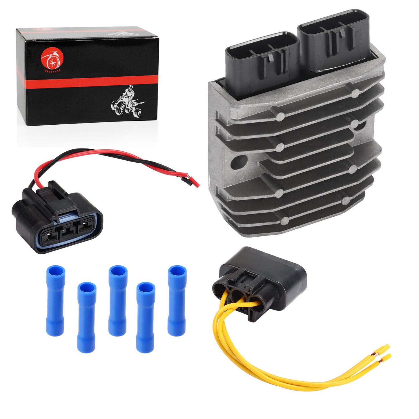 Voltage Regulator with Plug for Yamaha V Star 950 1300 (2009–2017)