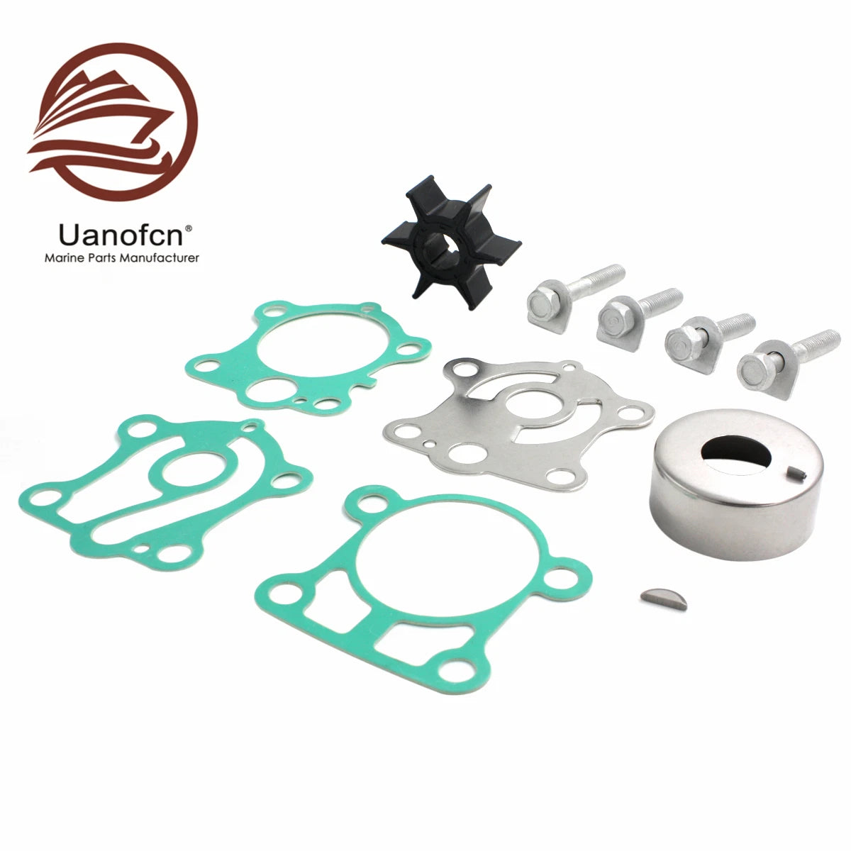Water Pump Impeller Repair Kit for Yamaha 25HP 30HP