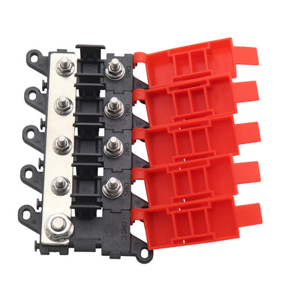 200A 4-Way Fuse Holder Distribution Block for Universal Applications