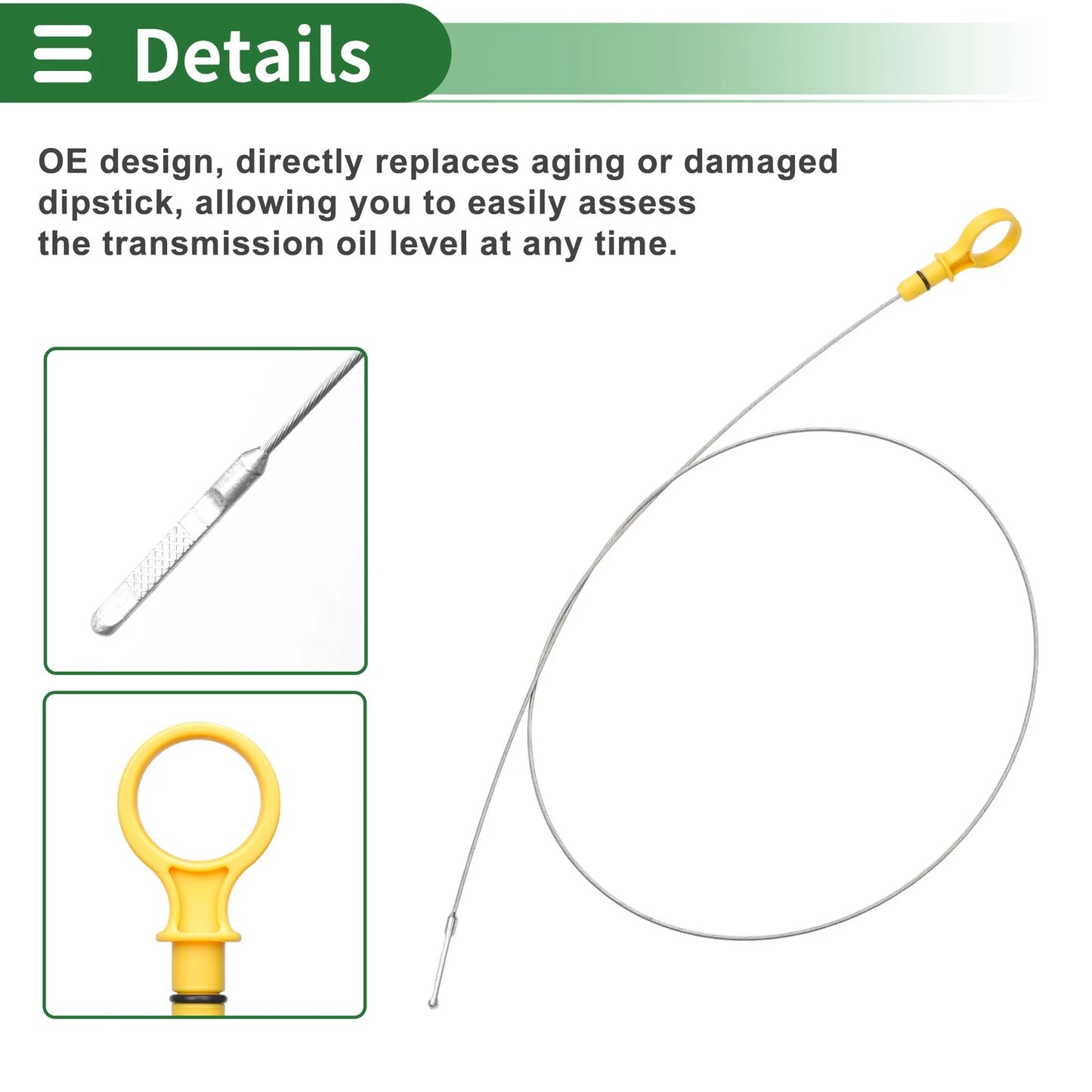 Oil Level Dipstick No.BC3Z6750C/BC3Z6750A/BC3Z6750B for Ford F-250 F-350 F-450 (2011–2016)