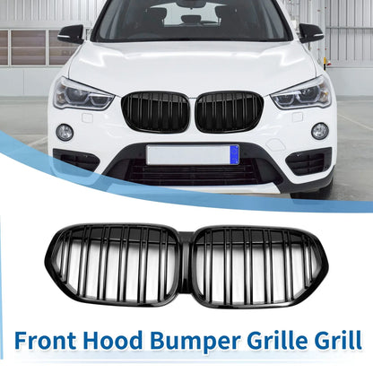 Front Upper Bumper Grille for BMW X1 F48 After 2016 Facelift