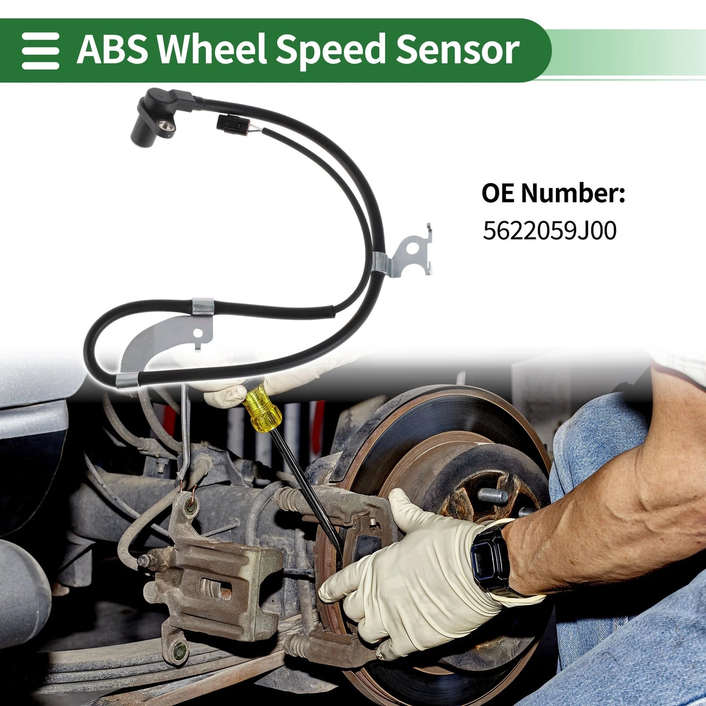 ABS Wheel Speed Sensor No. 5622059J00 for Suzuki Aerio Liana (2001–2007)