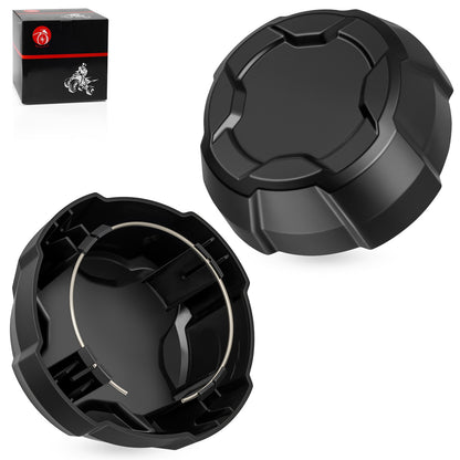 2X Rear Matte Black Rim Cap for Polaris Ranger Crew SP 570 (2022–2025)