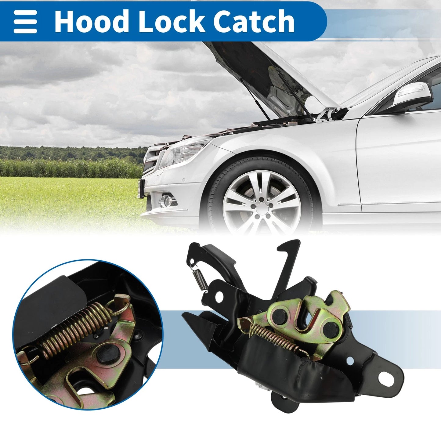 Hood Latch Assembly for Toyota Tacoma (2001–2004) No. 5351035180 1 Pc