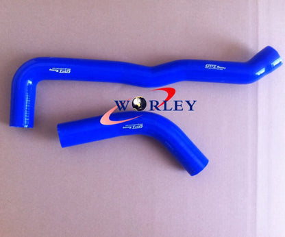 Set of 2 Blue Radiator Hoses for Nissan Patrol GQ (Y60) 88-97