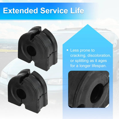 Stabilizer Sway Bar Bushing Kit for BMW 525i (2004-2007) Black