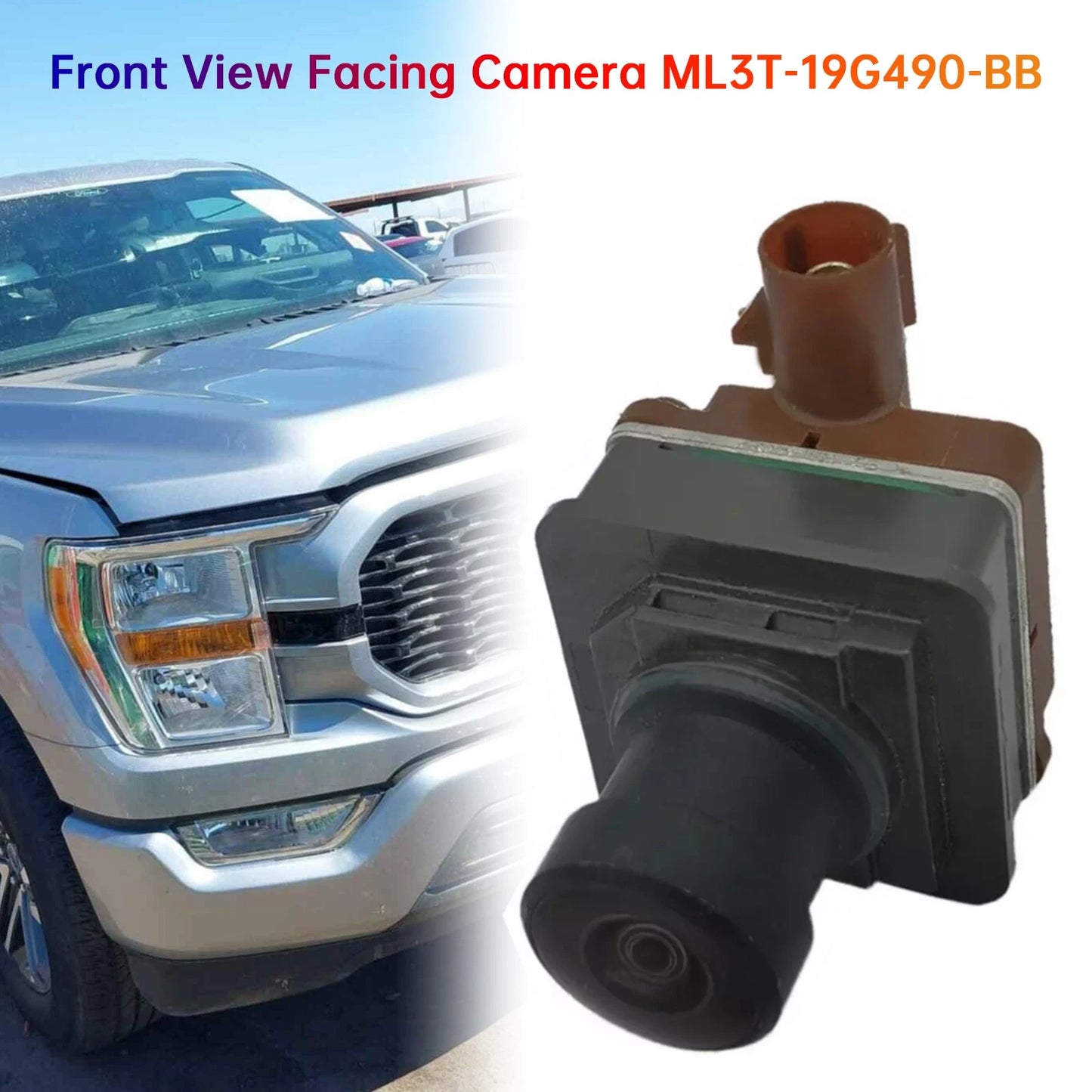 Front Parking Camera ML3T-19G490-BB for Ford F-150 (2021–2022)