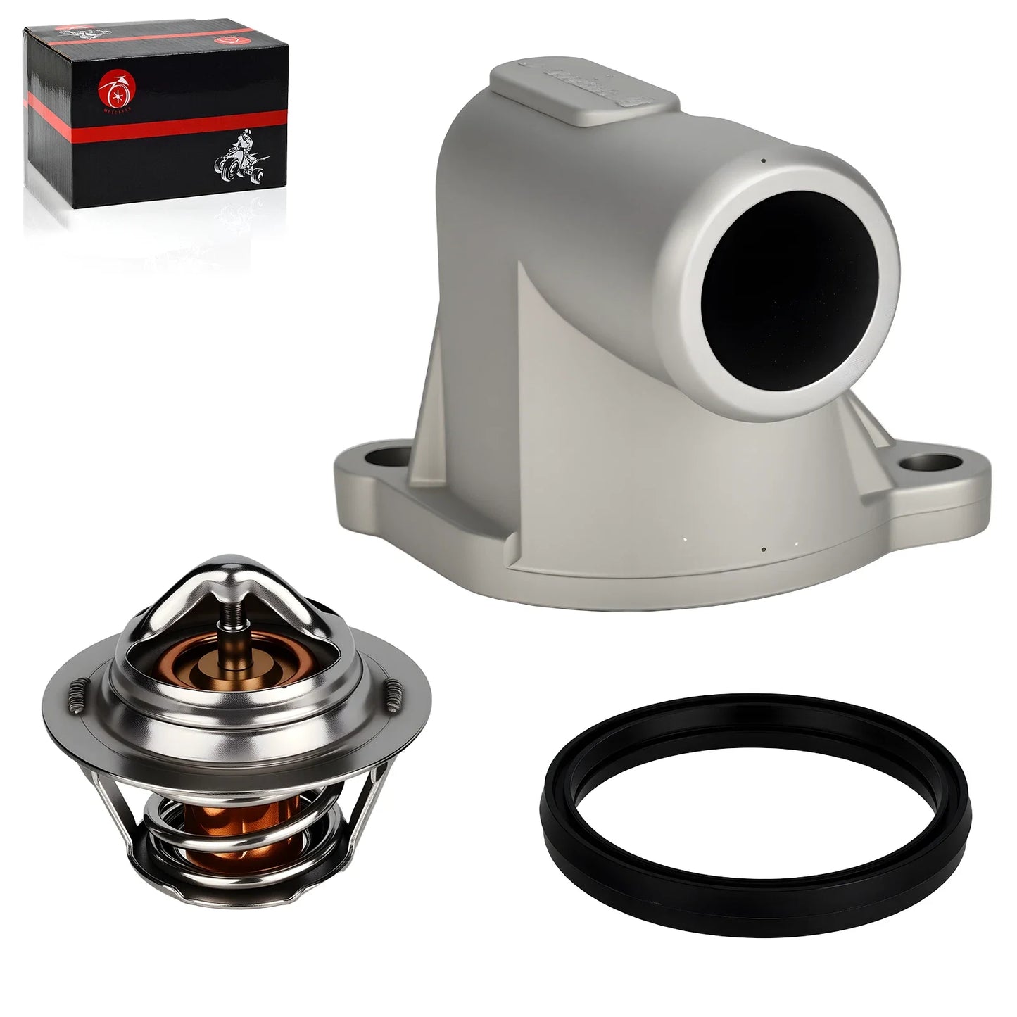Thermostat Cover & Thermostat w/ Seal for Polaris Sportsman 850 1000 XP (2009–2014)