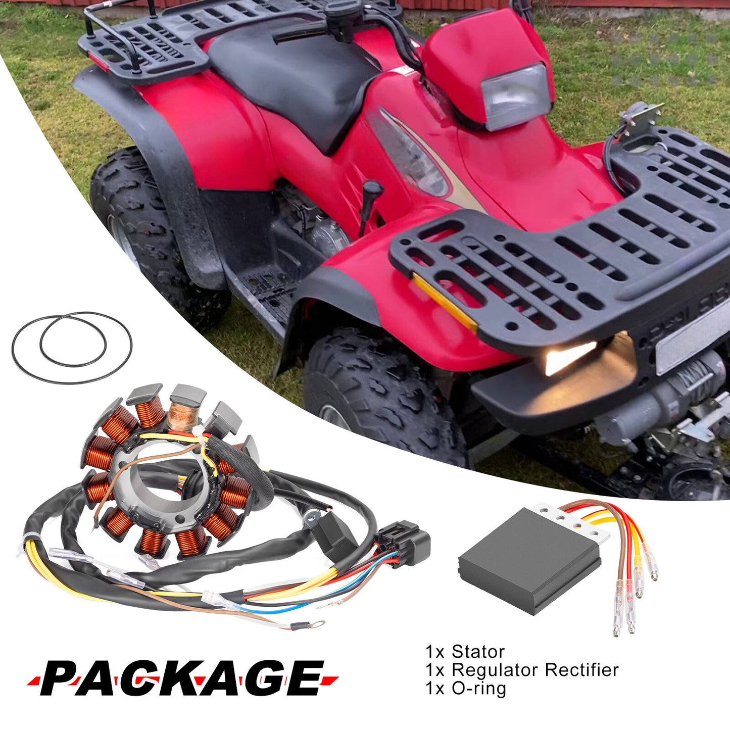 Stator & Regulator Rectifier for Polaris Ranger Magnum Sportsman 500 (1999–2007)