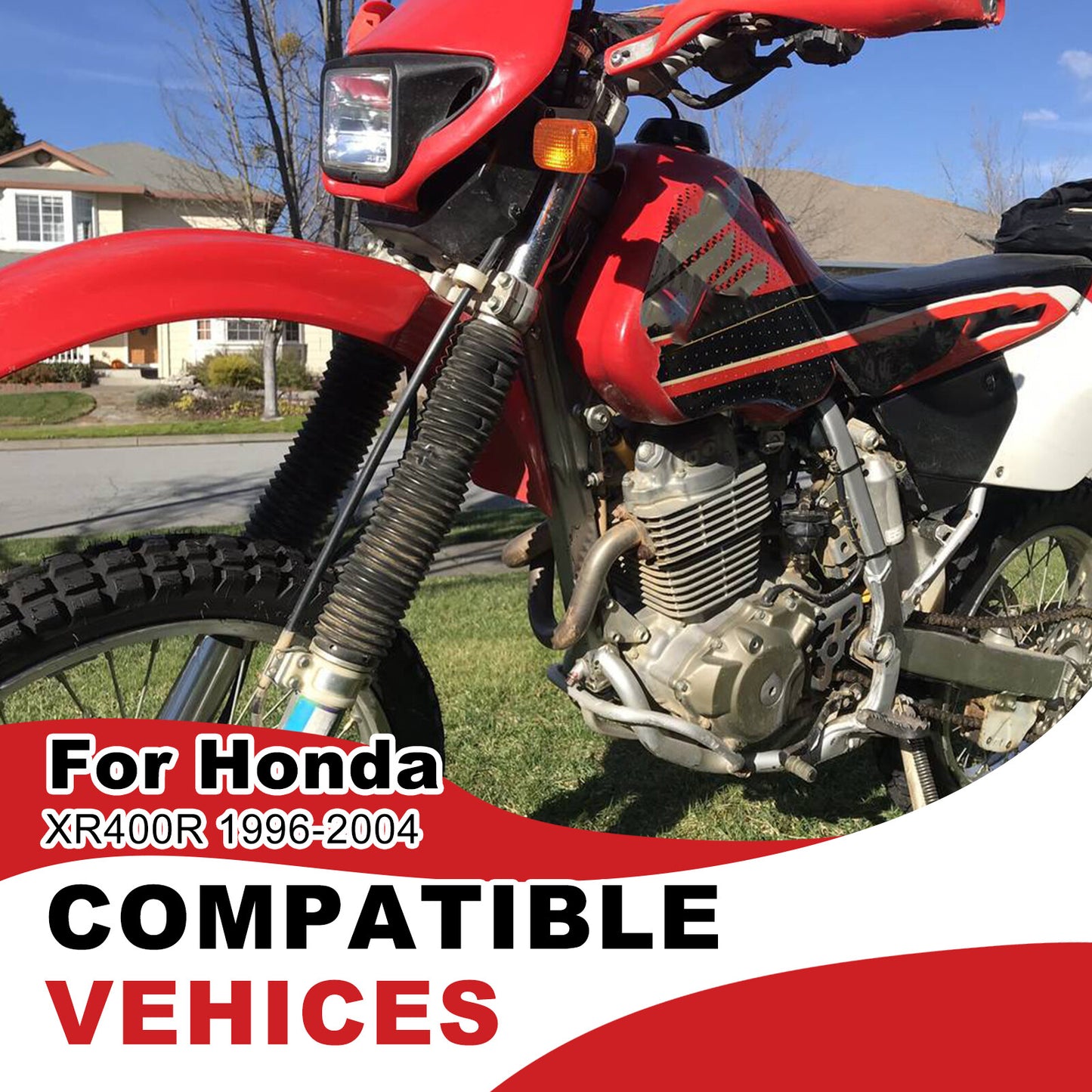 Rear Mud Flap Splash Guard for Honda XR400R (1996–2004)
