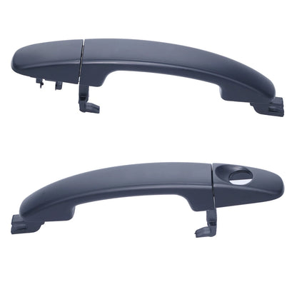 Set of 4 Outer Door Handles Black for Ford Falcon FG (2008–2016)