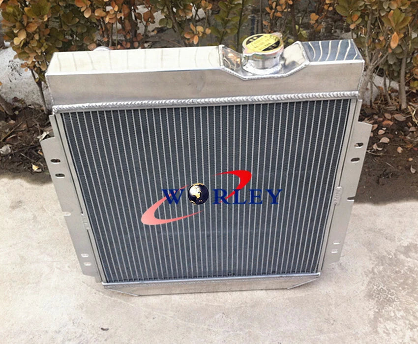 3-Row Aluminum Radiator with Fan for Ford Mustang (1965–1966)