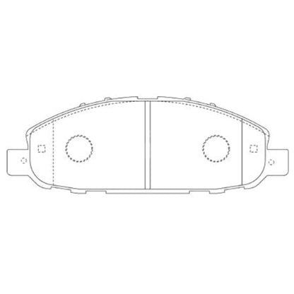 Front Disc Brake Pads Set for Nissan Urvan E25 (2008-2017)