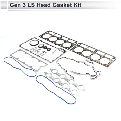 Gen 3 LS Head Gasket Kit for GM Chevy LS1 LS6 LQ4 LQ9 4.8L 5.3L 5.7L (2000-2006)