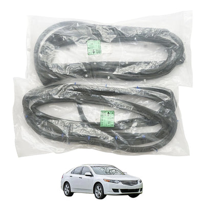 Set of 2 Rear Door Weatherstrip Seals for Honda Accord (2007–2012)