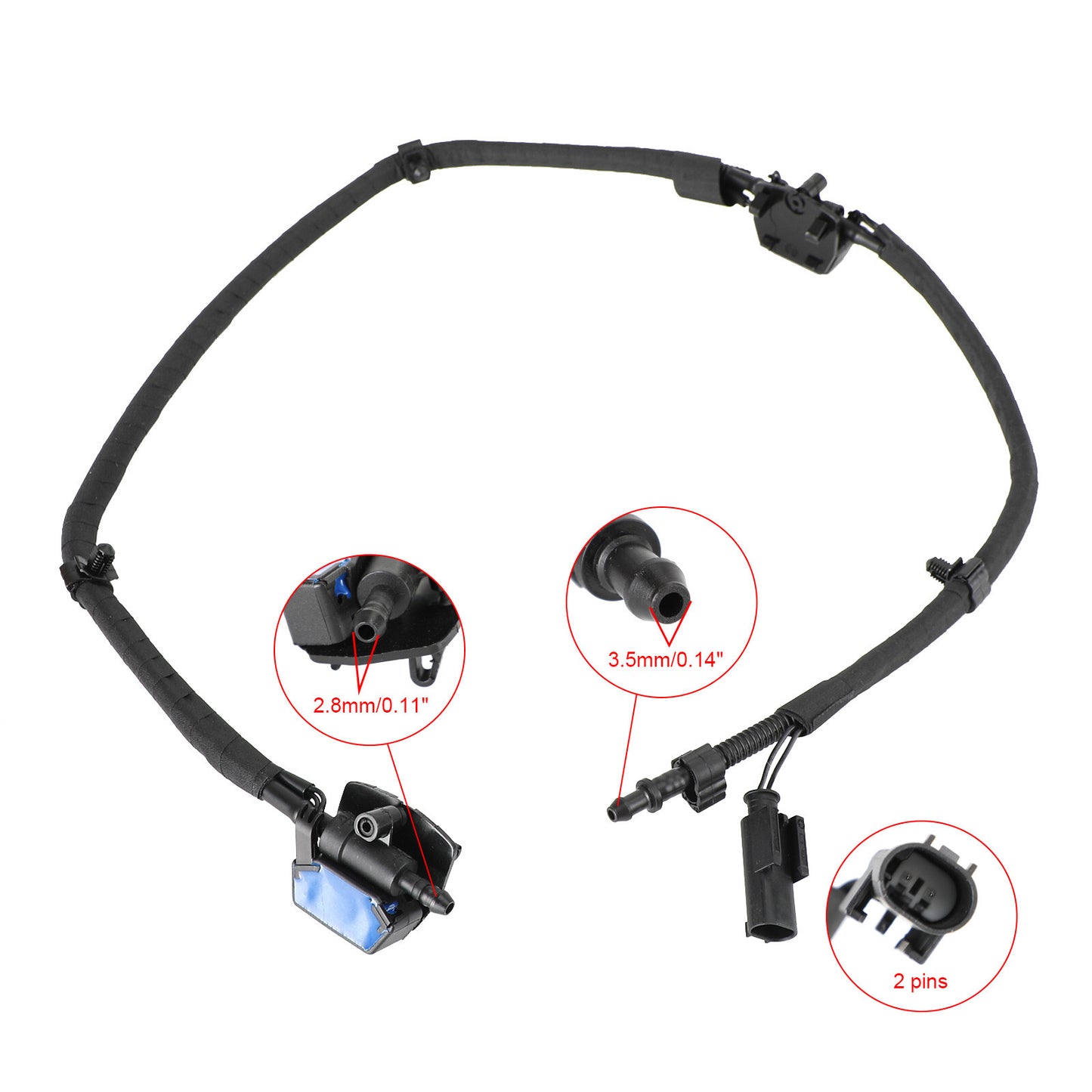 Windscreen Washer Nozzle for BMW 1 2 Series (2011–2019)