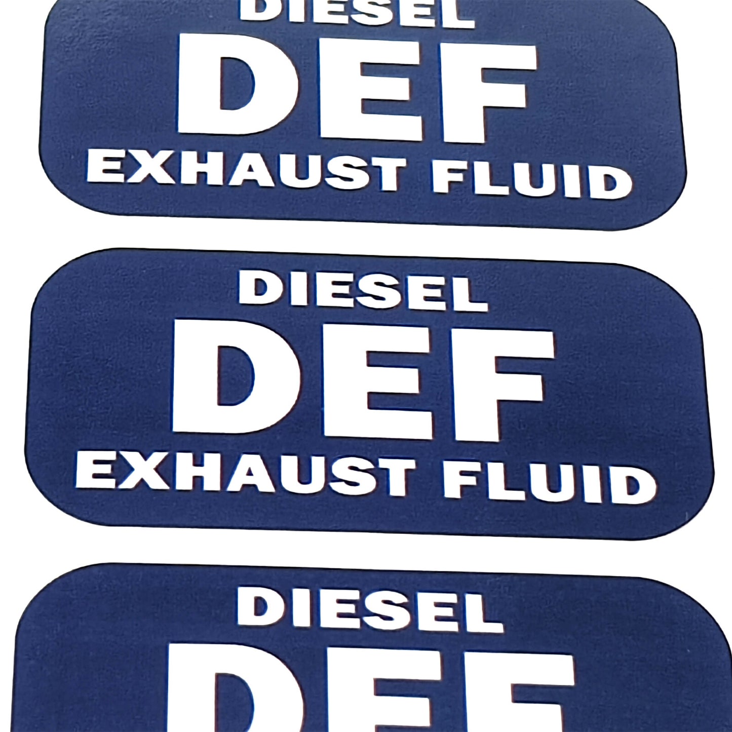 24Pcs Weatherproof DEF Diesel Exhaust Fluid Stickers for All Vehicles