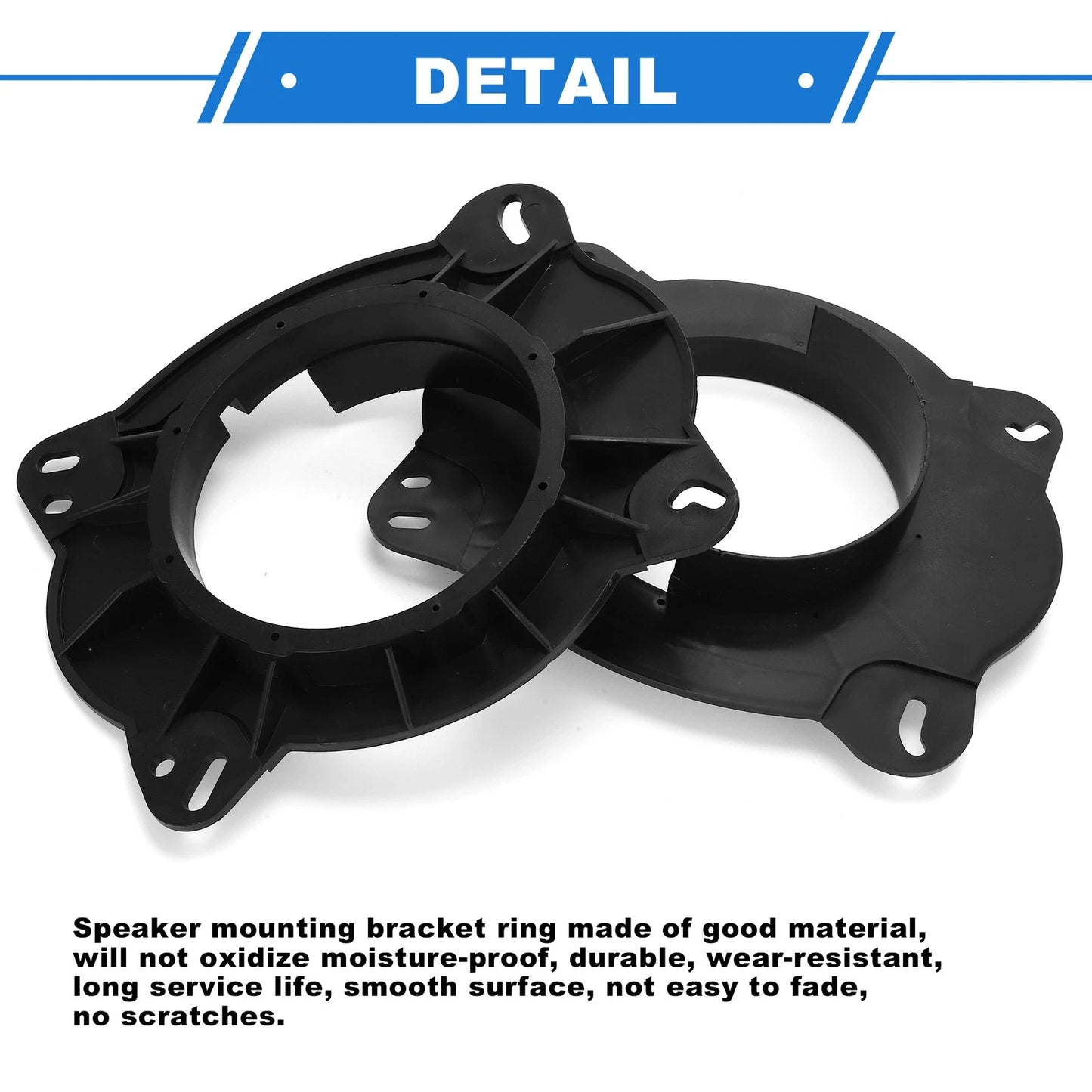 Set of 2 Speaker Spacer Rings for Toyota Camry (6.5")