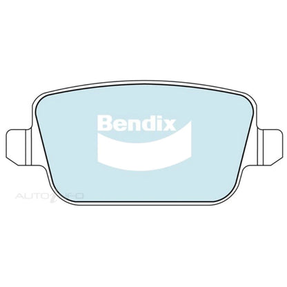 Set of 4 Bendix Rear Disc Brake Pads for Ford Kuga (2012–2013)