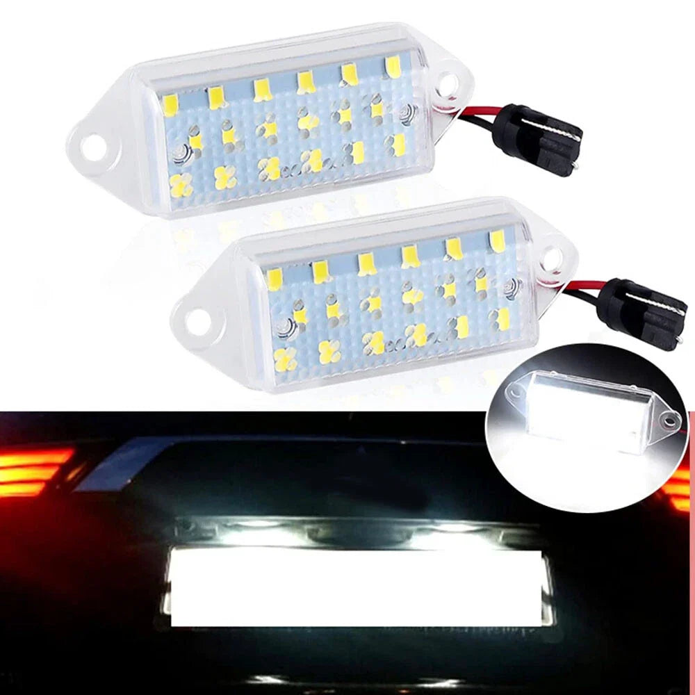 White LED License Plate Light for Mitsubishi Lancer EVO VIII IX X (2003-2015)