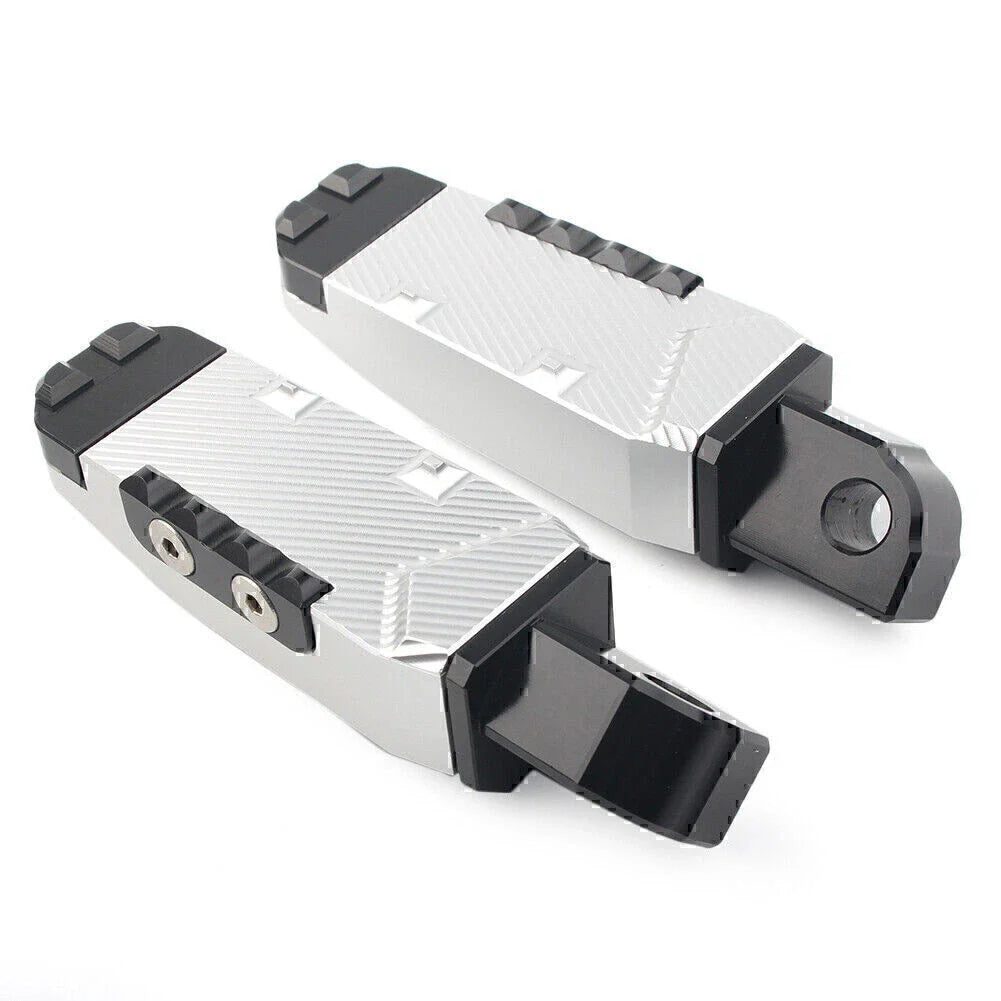 Silver Rear Footrests Foot Pegs for Suzuki GSXR600/750/1300 Hayabusa