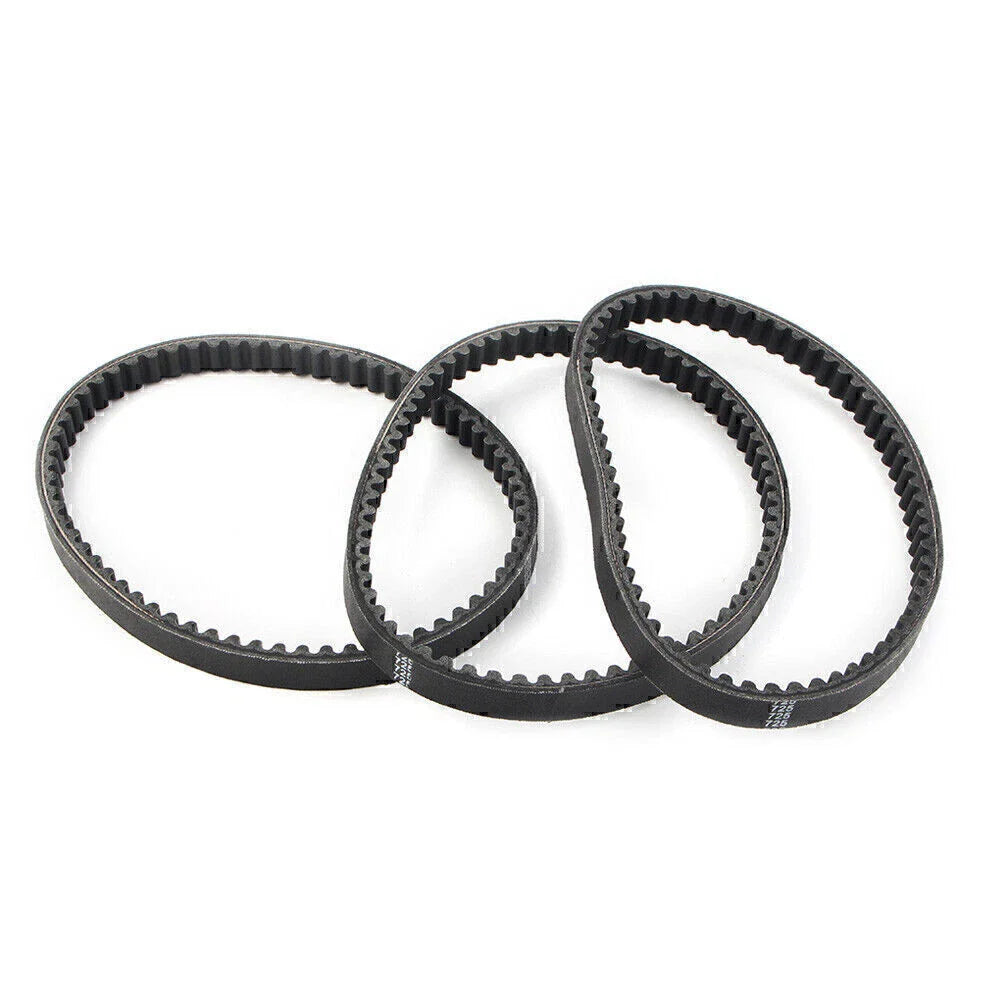 3 Pcs Go Kart Drive Belts 725 for 30 Series Torque Converter