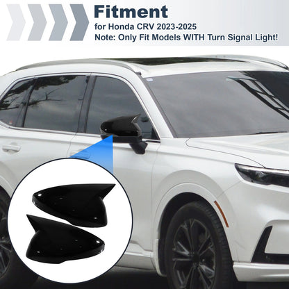 2PCS Ox Horn Rear View Mirror Cover for Honda CRV (2023–2025)