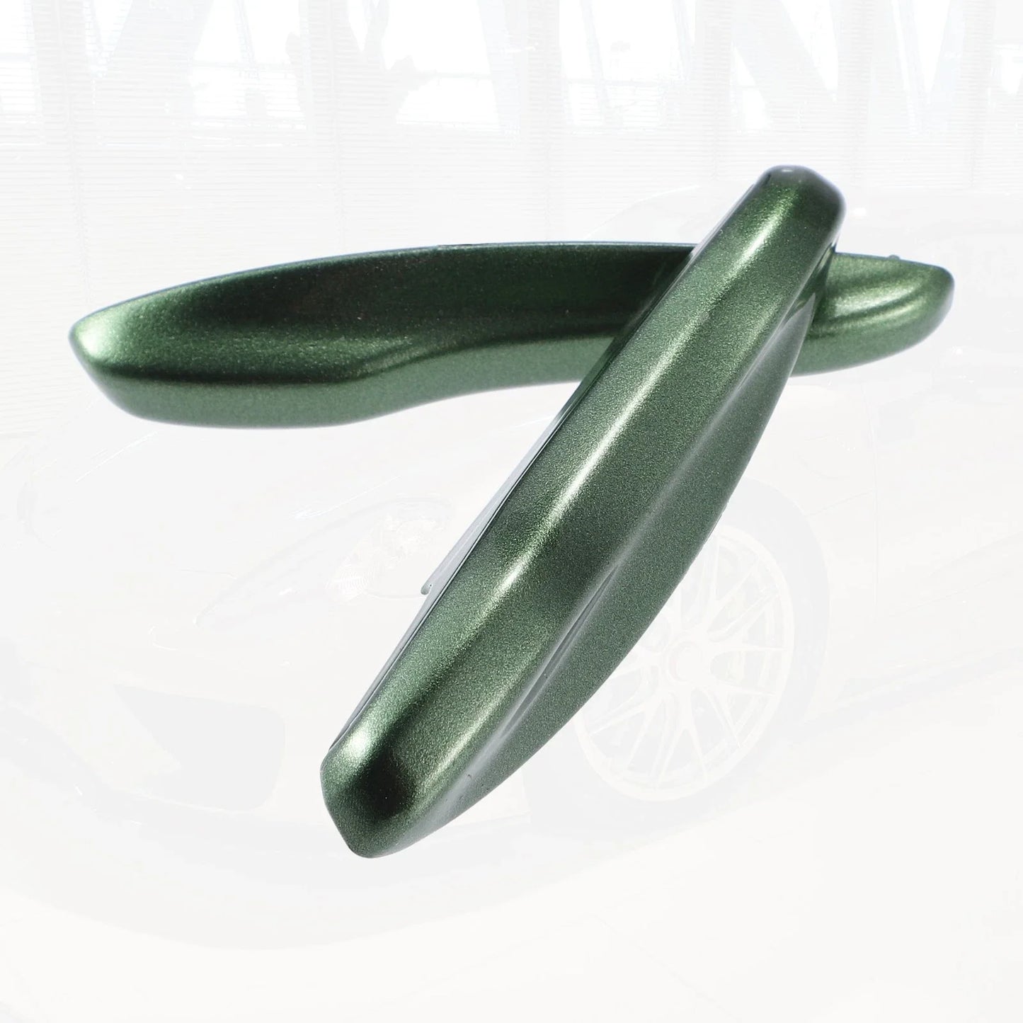 Car Remote Key Side Cover Case Set for Porsche Taycan 911 (2020-2021) Green