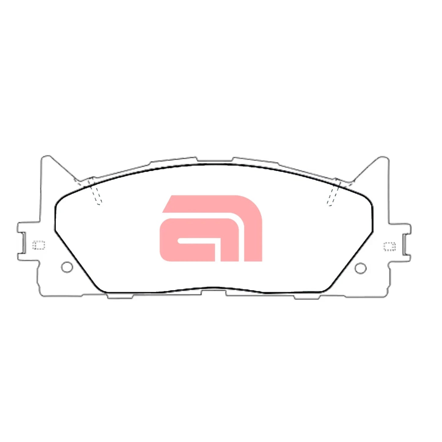 Front Brake Pads for Toyota Camry 2007–2011, Lexus ES 2007–2012