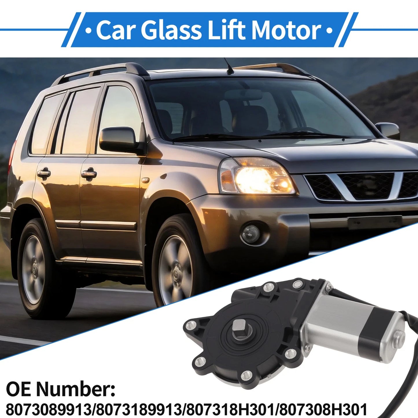Power Window Regulator Lift Motor 8073089913 for Nissan X-Trail I/T30 (2001–2007)