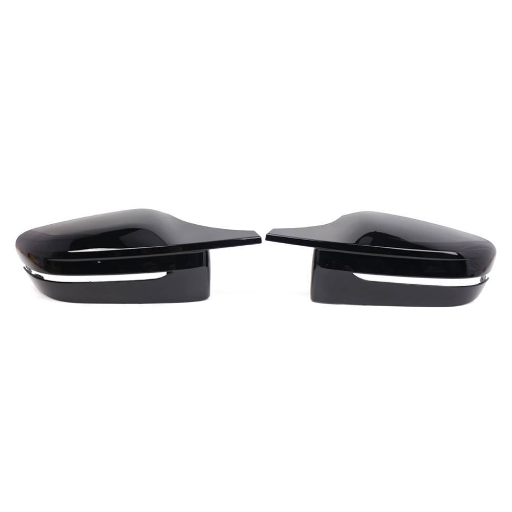 M Style Side Mirror Cover Caps for BMW 3 Series G20 G30 (2019–2023) Glossy Black