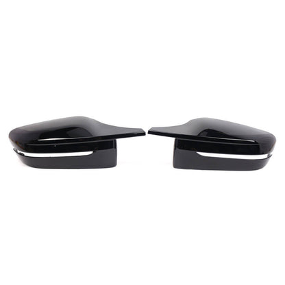 M Style Side Mirror Cover Caps for BMW 3 Series G20 G30 (2019–2023) Glossy Black