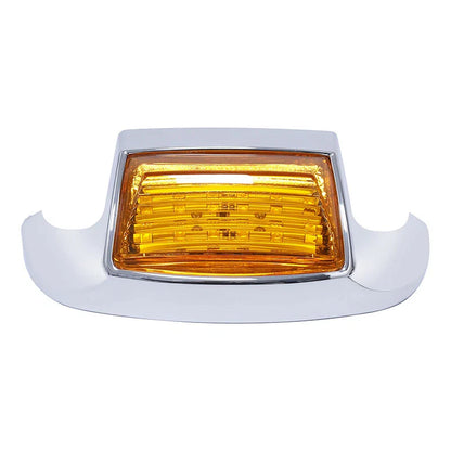 Chrome Orange Front Fender Tip Light for Harley FLHT FLT FLHS FLHR (1980-2013)
