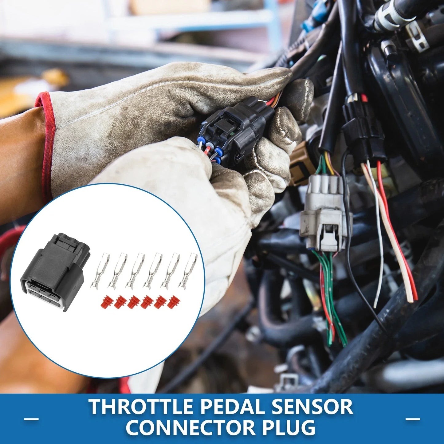 Throttle Pedal Sensor Connector Plug for BMW & Mercedes-Benz